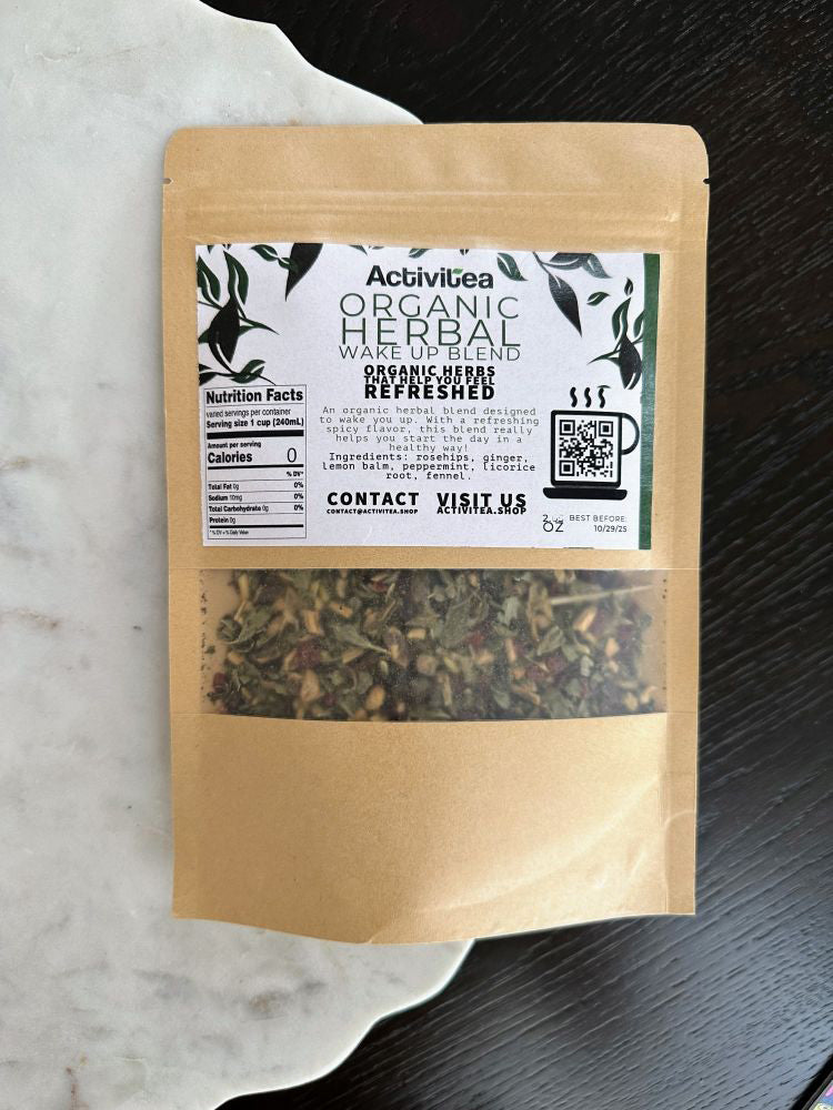 Organic Wake-Up Herbal Blend - Energize Me Herbal Blend