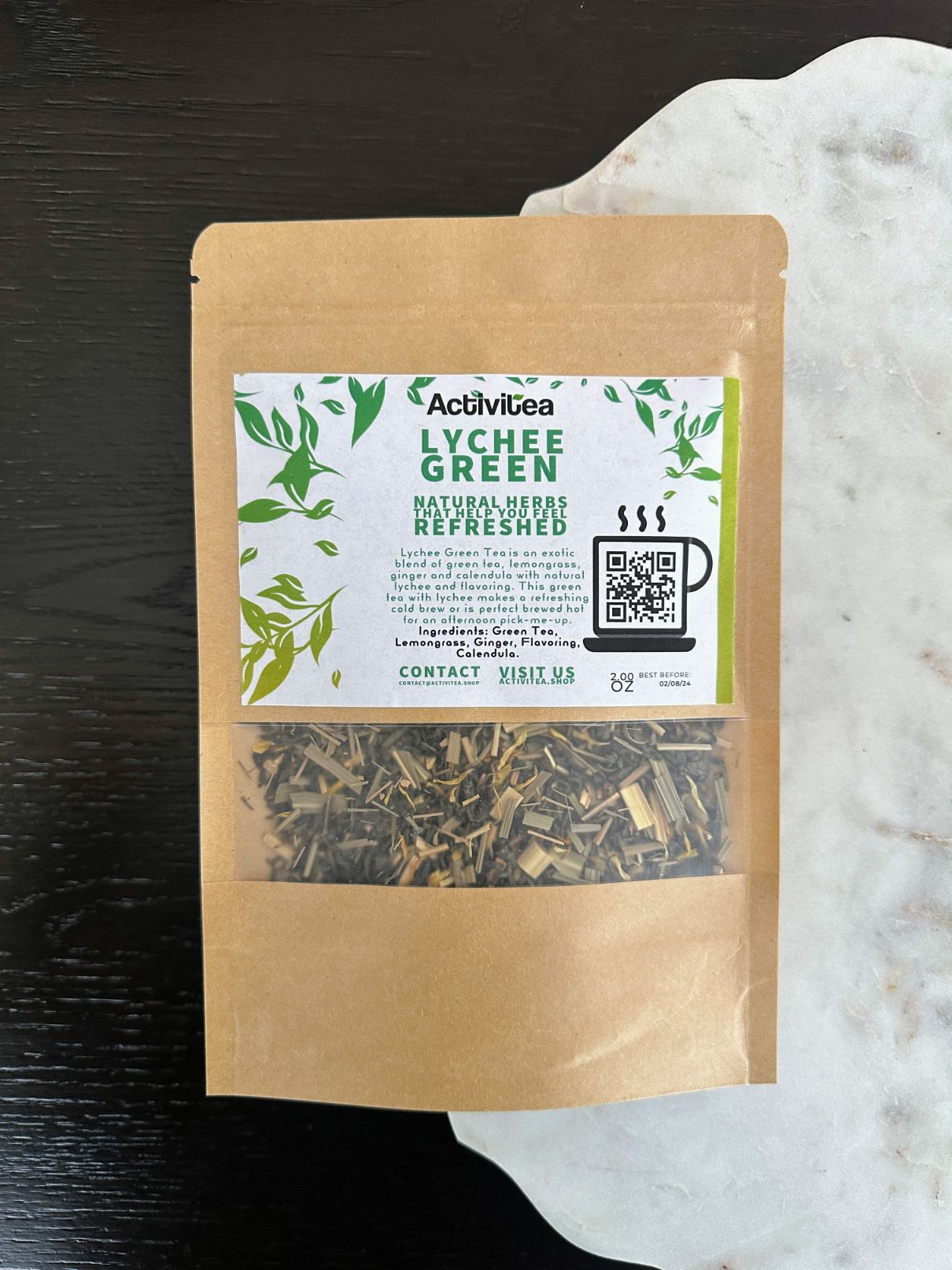 Buy Lychee Green Tea Blend - Activitea