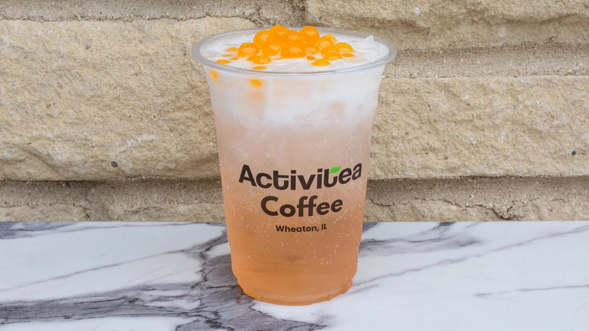 Peach Coconut Fizz